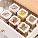 Axyaa Kitchen Grain Can: Transparent Snack Storage for Fresh Dry Fruits