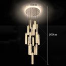 Axyaa Modern Stair Chandelier Pendant Ceiling Light