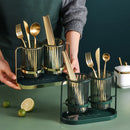 Axyaa Tableware Organizer Cutlery Shelf, Durable Chopstick Holder & Spoon Fork Rack