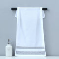 Axyaa Embroidered Cotton Towels Set - Hotel Quality Bath & Face Towels