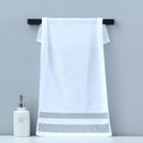 Axyaa Embroidered Cotton Towels Set - Hotel Quality Bath & Face Towels