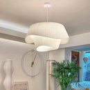 Axyaa Minimalist LED Fabric Chandelier for Home Decoration