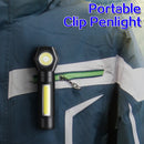 Axya COB LED Rechargeable Flashlight - Waterproof, Magnetic Work Light, 3 Lighting Modes