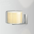 Axyaa Modern Glass Fabric Wall Lamp for Stylish Living Room and Hotel Headboard Decor