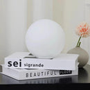 Axyaa Glass Ball Bedside Lamp - Nordic Modern Round Table Light