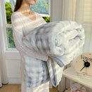 Axyaa Super Soft Rabbit Fur Sofa Throw Blanket for Luxury Multifunctional Bedspread