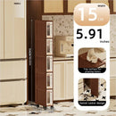 Axyaa Vintage Slim Storage Cart with Drawers for Kitchen/Bathroom/Living Room