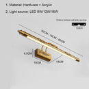 Axyaa Retro Wall Lamp 50cm 70cm 90cm Indoor Lighting Bedroom Sconces