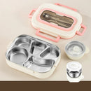 Axyaa Bento Lunch Box for Adults with Compartments and Storage Compatibility
