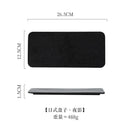 Axyaa Ceramic Sushi BBQ Plate: Japanese Style Rectangular Flat Plate for Restaurant