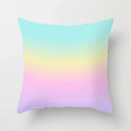 Gradient Ice Cream Color Polyester Pillow Cover by Axyaa - 45x45CM