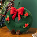 Axyaa Christmas Decorative Throw Pillows Xmas Tree Reindeer Gnome Plush Toy