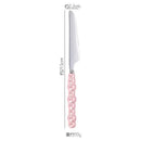 Axyaa Pearl Byen Ceramic Handle Cutlery Spoon Fork Set