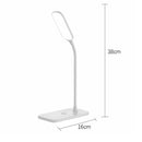 Axyaa LED Desk Lamp with Wireless Charger and USB Port
