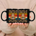Axyaa Cat Black Coffee Mug - Unique 13 Designs for Coffee Lovers