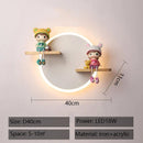 Axyaa Unicorn Ceramic Doll Display Wall Sconce LED Night Light