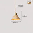 Axyaa Scandinavian White Oak Dining Table LED Pendent Lamps Bedside Retro Home Decoration