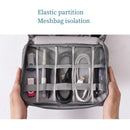 Axyaa Electronics Accessories Organizer Bag: Large Capacity, Waterproof, Portable Storage Solution