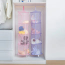Axyaa 4 Grids Folding Clothes Storage Basket