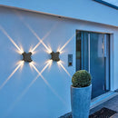 Axyaa Outdoor Waterproof LED Wall Light - Garden Porch Sconce