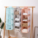 Axyaa Multi-layer Folding Hanging Storage Organizer for Bras, Underwear, Socks, and Clothes