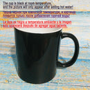 Axyaa Magic Cat Color Changing Coffee Mug 11oz Ceramic Tea Cup Gift