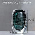 Axyaa Bubble Glass Vase: Hydroponic Planter Flower Arrangement Decor Vessel