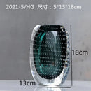 Axyaa Bubble Glass Vase: Hydroponic Planter Flower Arrangement Decor Vessel