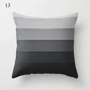 Axyaa Grey Family Pillowcase Square Office Cushion Cover
