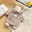Axyaa Plush Hot Water Bottle Hand Warmer Belly Foot Period Pain Relief