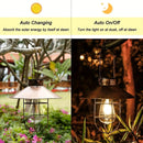 Axyaa Solar Iron Chandelier for Garden Courtyards: Decorative Landscape Lighting