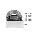 Axyaa Stainless Steel Cake Mould Set with Biscuit Cutters and Embossing Moulds