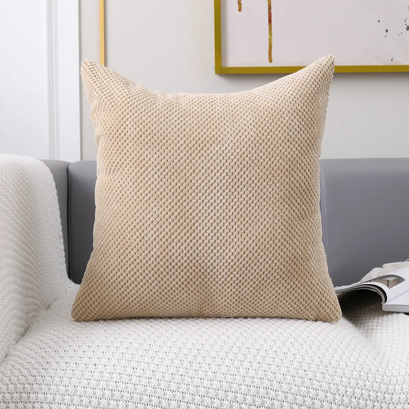 Axyaa Soft Plush Velvet Cushion Cover in Various Colors 45x45