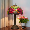 Stained Glass Desk Light Axyaa Brand – Retro Country Style Bedside Table Lamp
