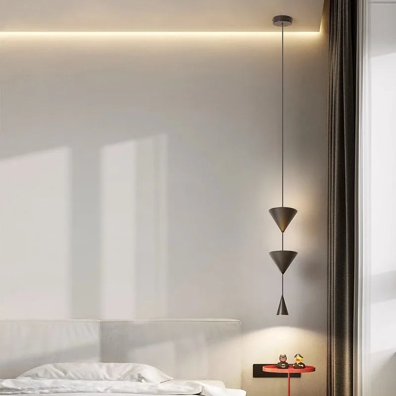 Axya Modern Cone Pendant Lamp for Bedroom and Home Room