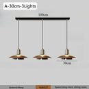 Axyaa Retro Metal LED Pendant Lights for Modern Dining Table Chandeliers