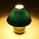 Axyaa Pleated Fabric Lampshade with Metal Frame in Various Colors