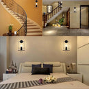 Axyaa Little Man Bedside Light: Modern LED Sconce for Children's Bedroom