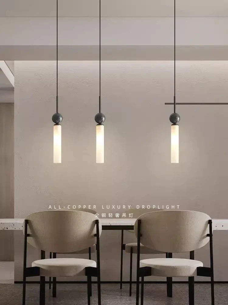 Axyaa Marble Wall Lamp: Modern Copper Nordic Lighting Fixture