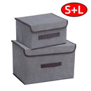 Axyaa Large Capacity Clothing Organizer Box for Bedroom Closet Organization
