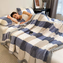 Axyaa Double Layer Milk Velvet Blanket for Bed Sofa Single Double