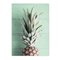 Beach Flamingo Canvas Wall Art by Axyaa - Sea Wave Starfish Shell, Palm Tree, Pineapple