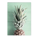 Beach Flamingo Canvas Wall Art by Axyaa - Sea Wave Starfish Shell, Palm Tree, Pineapple