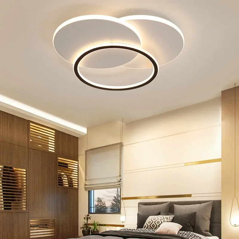 Axya Modern LED Ceiling Light: Stylish Fixture for Home Decor in Bedroom, Living Room, Dining Room