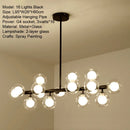 Axyaa Glass Pendant Light LED Modern Lamp for Bedroom Kitchen Dining Bar