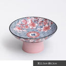 Axyaa High Foot Pastry Plate - Elegant Tea & Fruit Plate for Home