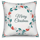 Christmas Floral Pattern Pillow Covers by Axyaa for Sofa, Bedroom, Car - Cushion Cover