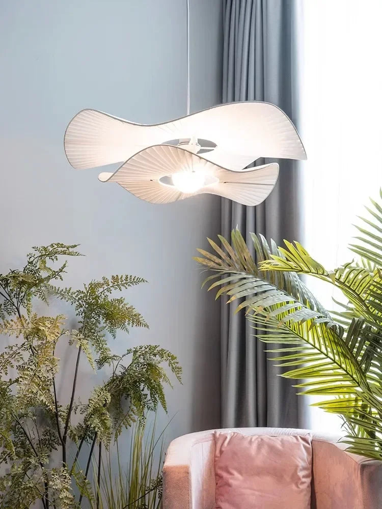 Axyaa Modern Fabric LED Pendant Lights for Home Decoration