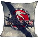 Axyaa Jurassic Park Dinosaur Print Throw Pillow Cover - Home Decor Pillow Case