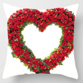 Axyaa Red Roses Square Large Pillow Cases High Quality Thick Covers